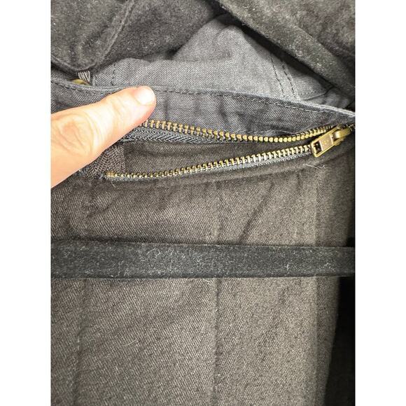 Nicholas K x Free People Byard Trench Coat with Waxed Cotton Size XS Like New - Picture 16 of 16